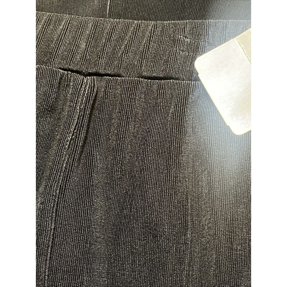 CHICO'S TRAVELERS Womens Travel Maxi A-Line No Iron Skirt Black Medium - Picture 4 of 4